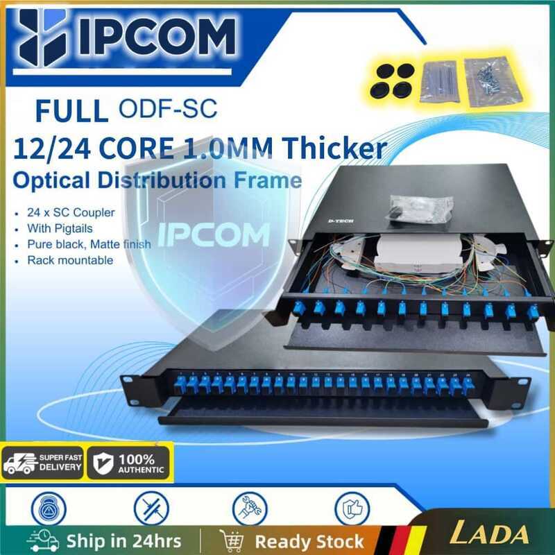 IPCOM Mm ODF 12Port 24Port Optical Distribution Frame 12 24 Core With ...