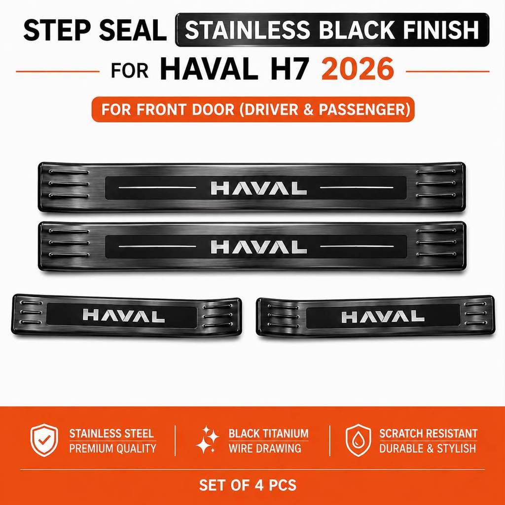 HAVAL H7 2026 Stainless Black Laser Door Sill Protector | Shopee ...