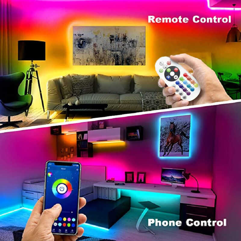 【Local Delivery】Ceiling Covelight 10/15/20M RGB Led Strip Light Living ...