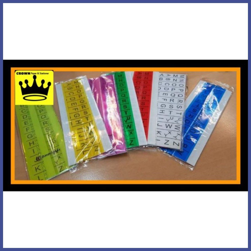 ∆ 1 box index tab or tabbing letter ( 5 sheets) | Shopee Philippines