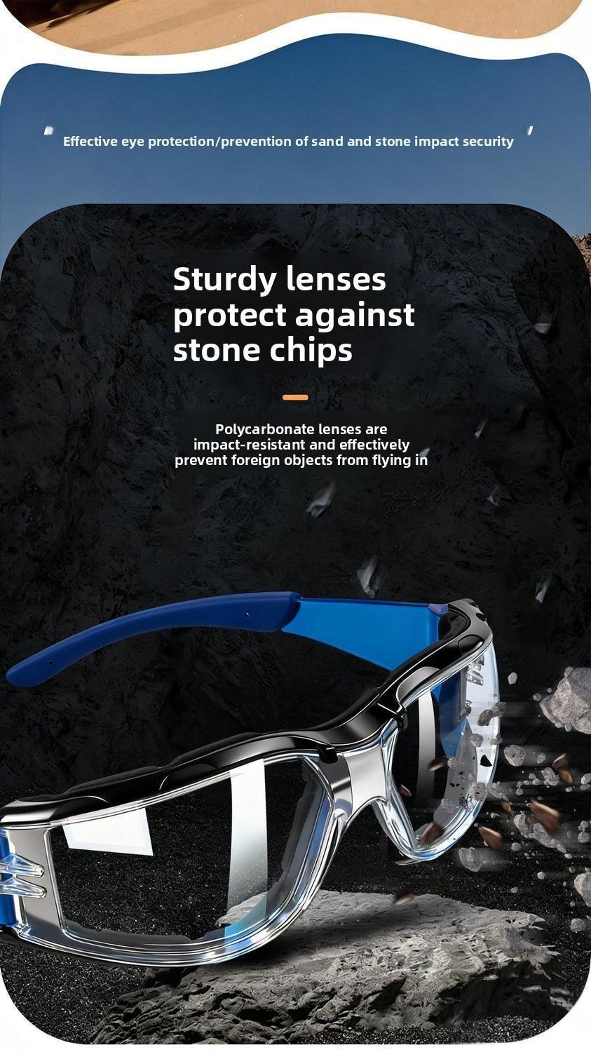 ♡ღDust-Proof 、Anti-Fog 、Protective Safety GoggleIndustrial Eyewear ...