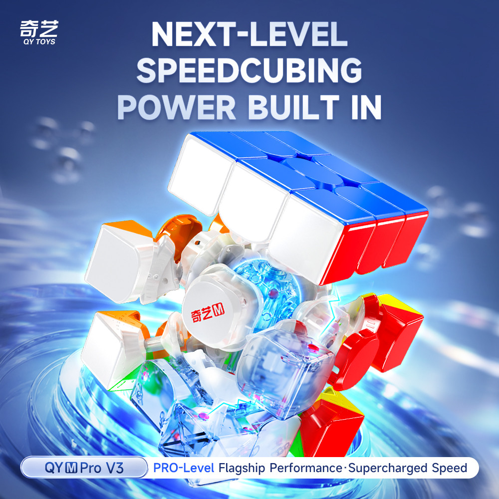 QiYI M Pro V3 3x3 Magnetic Cube Professional Automatic Return 3x3x3 ...