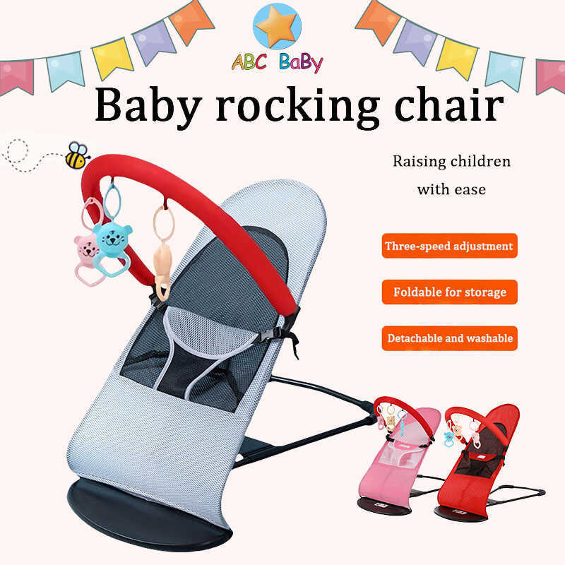 Foldable Rocking Chair Automatic Soothing Recliner Baby Adjustment ...