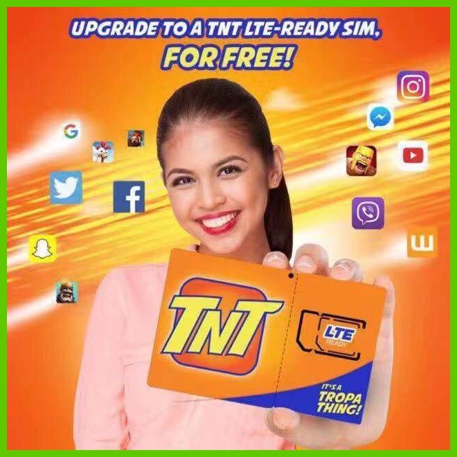 ⚡ COD TNT PREPAID SIM CARD 5G LTE SIM (Register Sim First) | Shopee ...