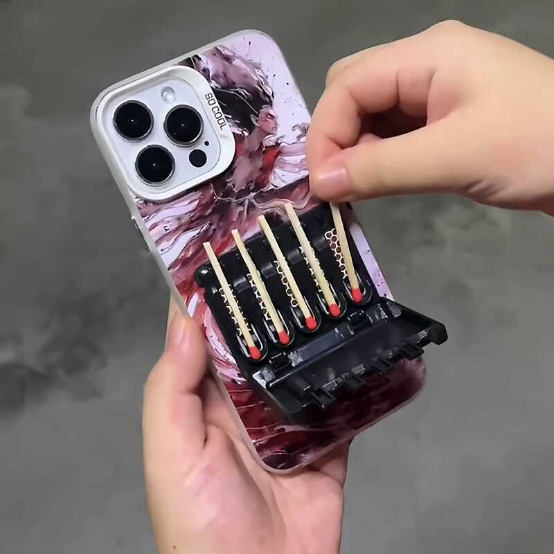 Phone Holder Outdoor Multi-Functional Matchbox Multi-Angle Backside ...