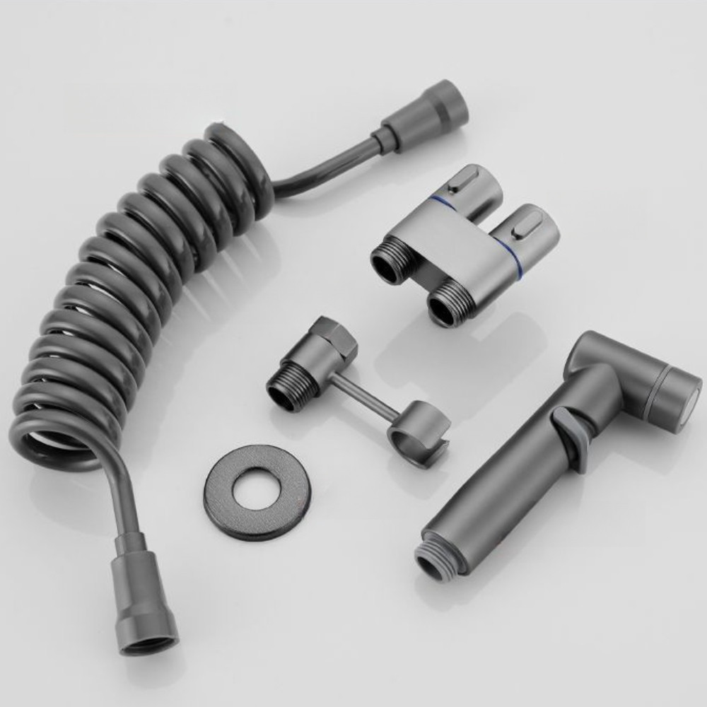 Hand Held Bidet Faucet Sprayer Stainless Steel Sprayer Gun Toilet Spray