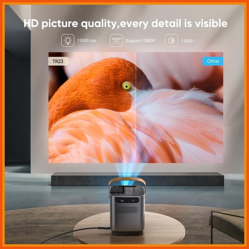Popular Portable Smart 4K Projector WiFi Bluetooth HDMI USB Projector ...