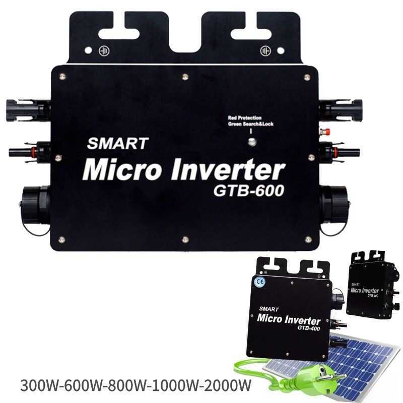 400W/450W Solar Panel Grid-Tie Inverter Wireless WiFi Communication APP ...
