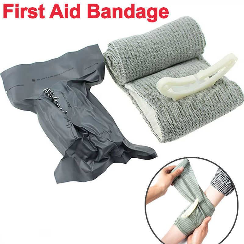 6/4 Inch Medical Kit Outdoor Hiking Camping First Aid Israeli Bandage ...
