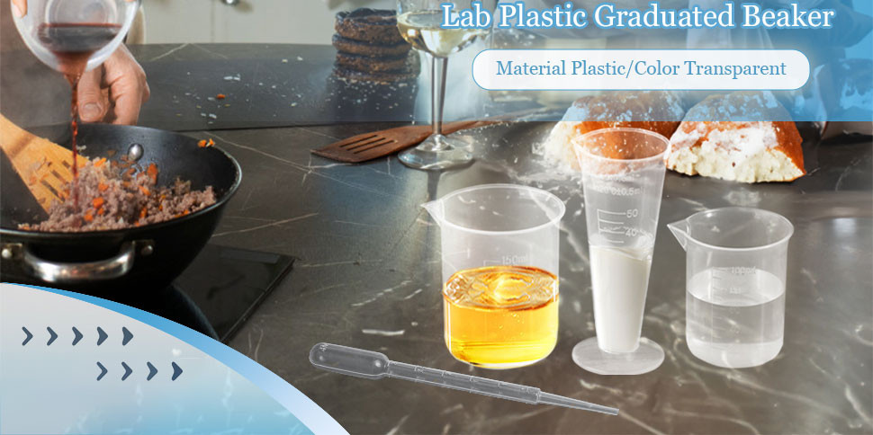 100ML Transparent Scale Measuring Cups / Laboratory Liquid Container ...