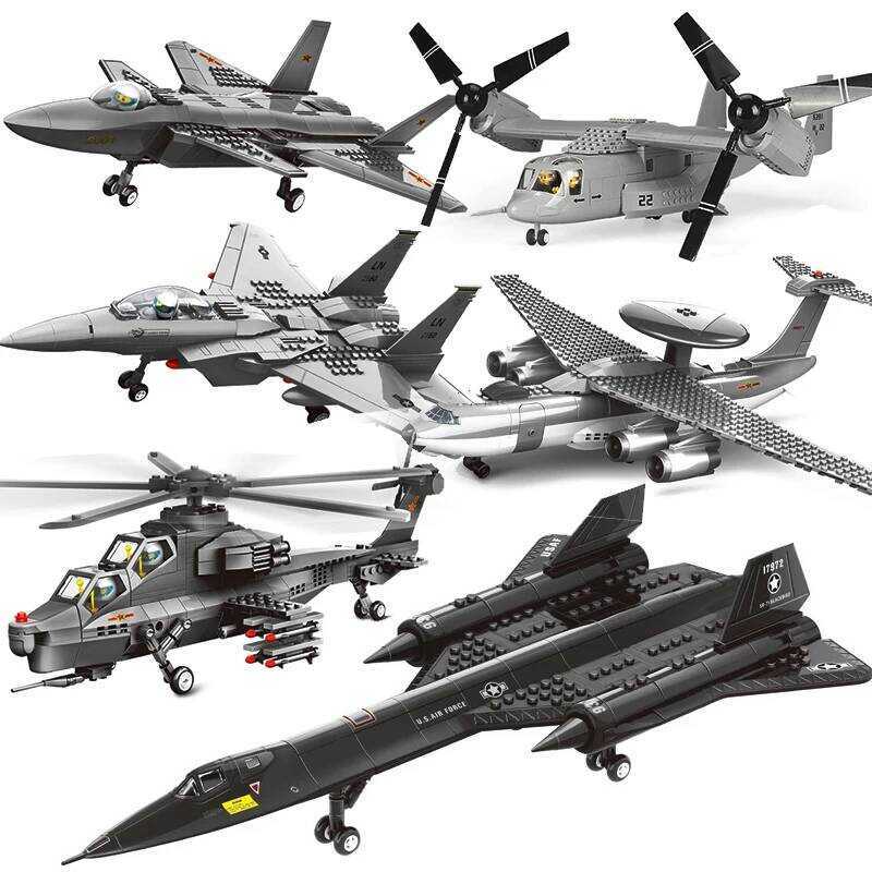 Modern Sr-71 Blackbird Spy Plane F-15 Er Aircraft Soldier Building ...