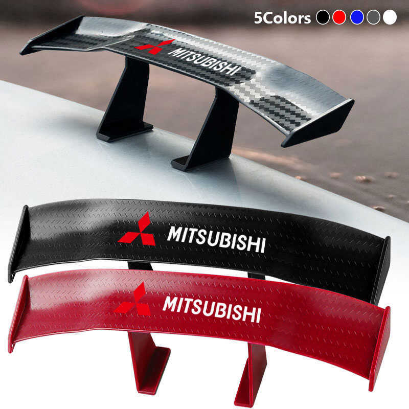 0 Carbon Fiber Look Car Mini Rear Spoiler Wing Small Model Decoration ...