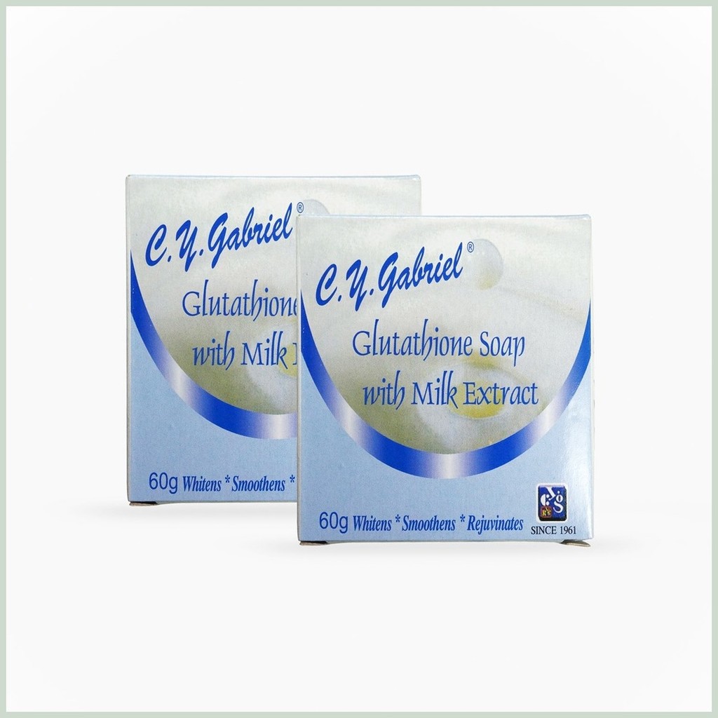 cy gabriel glutathione with milk Extract Soap 60g pack of 2 ♆ ∟ Nutrazen Liver Longevity Trio Size:Special Set (30g + 12g*2) Serum