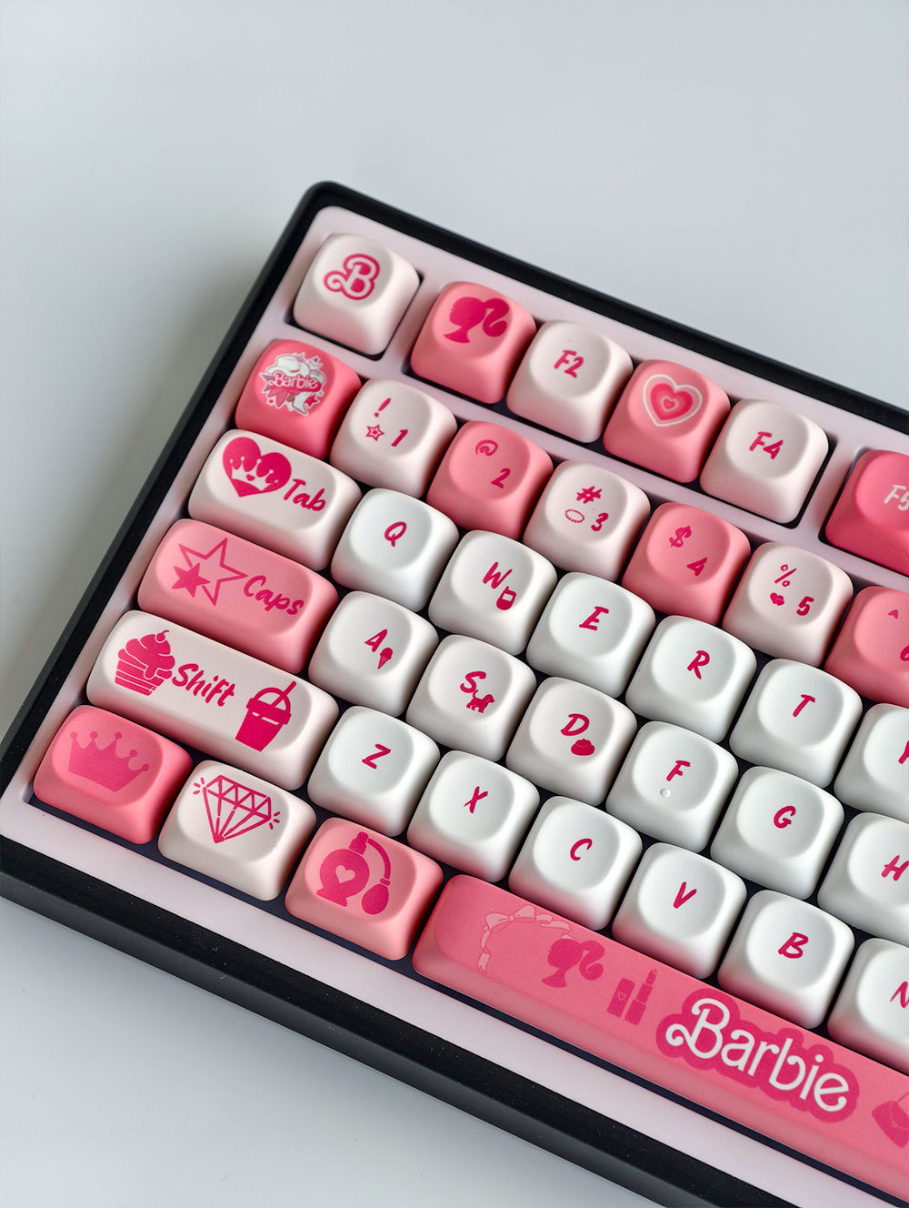 Barbie Keycaps MOA Profile 130 Keys PBT Dye Sublimation Aula F75 F99 ...