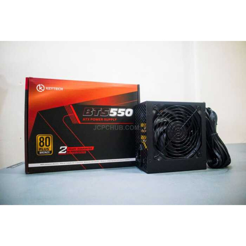 SK Keytech Truerated Power Ply 80 Plus Bronze B550 550W PSU Power Ply ...