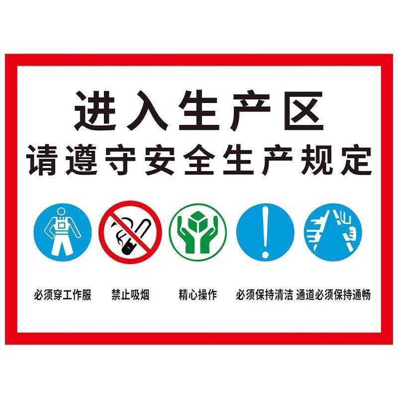 Workshop Safety Warning Sign: Please Wear PPE Before Entering ...