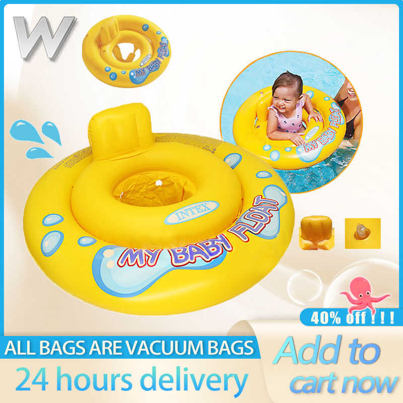 【24H Delivery】My Baby Float Inflatable Raft Circle 1-2 Years Old Infant ...