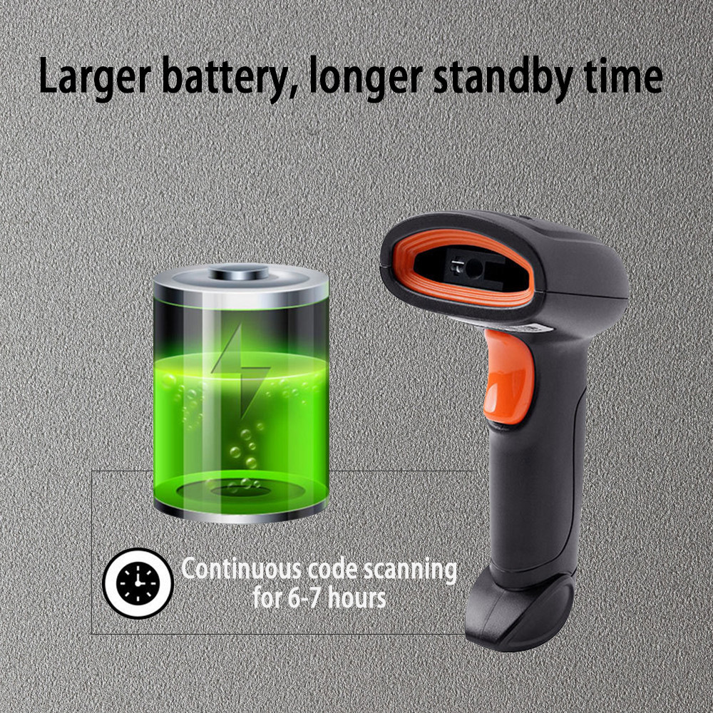 Plug Barcode Wired Play Scanner Portable 1D Handheld Bar Pos For ...