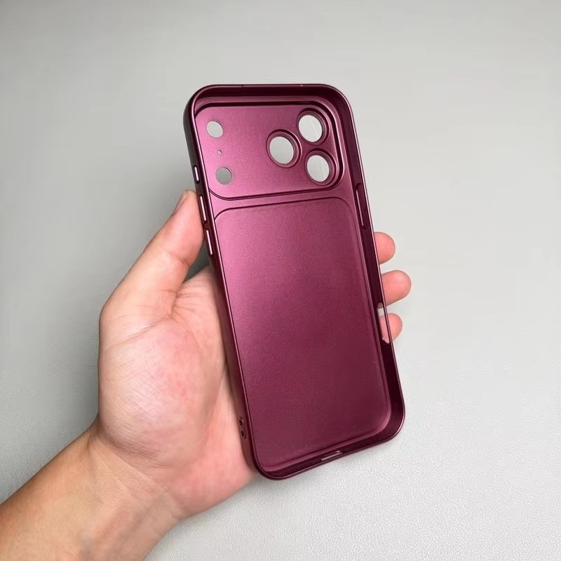 Solid Color Leather Case For IPhone 18 Pro Max 17 15 14 13 12 16 Plus ...
