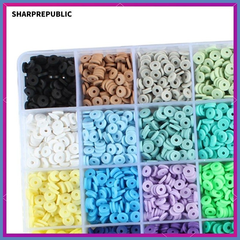 ∏ [Sharprepublic] 4800 Clay Beads Jewelry Marking Kit for Bracelets ...