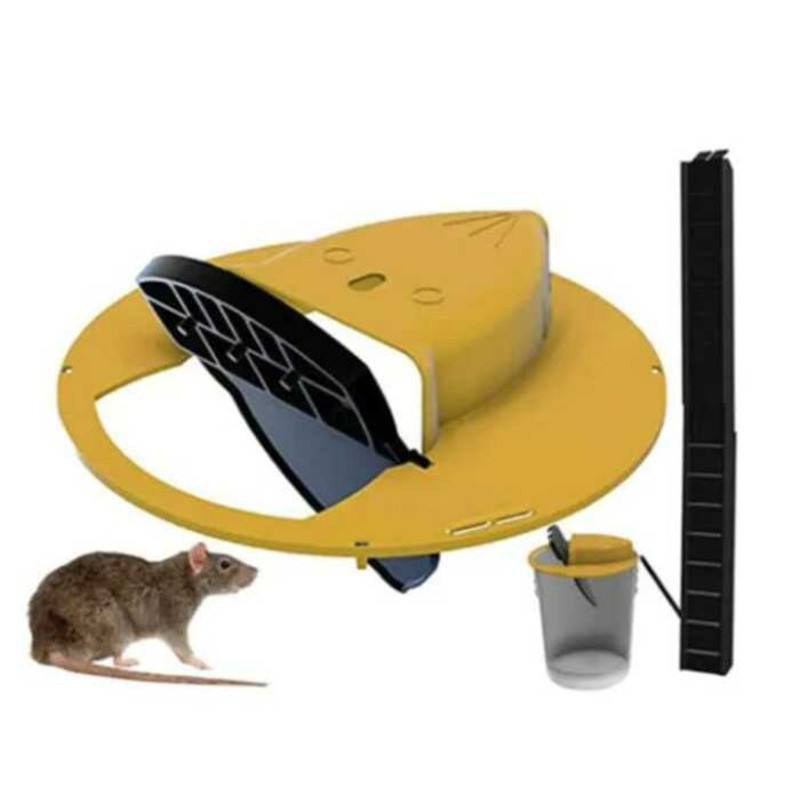 LADDER RAT Trap002 - Reusable Plastic Flip Slide Bucket Lid Ladder Door ...