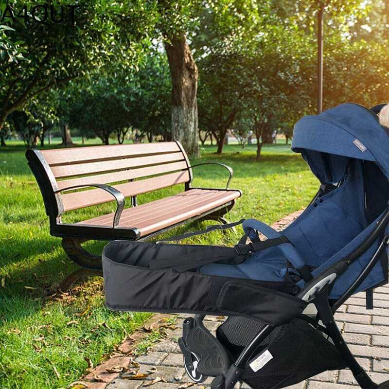 A4qut Extended Seat Adjustable Baby Stroller Footrest Stable Structure ...