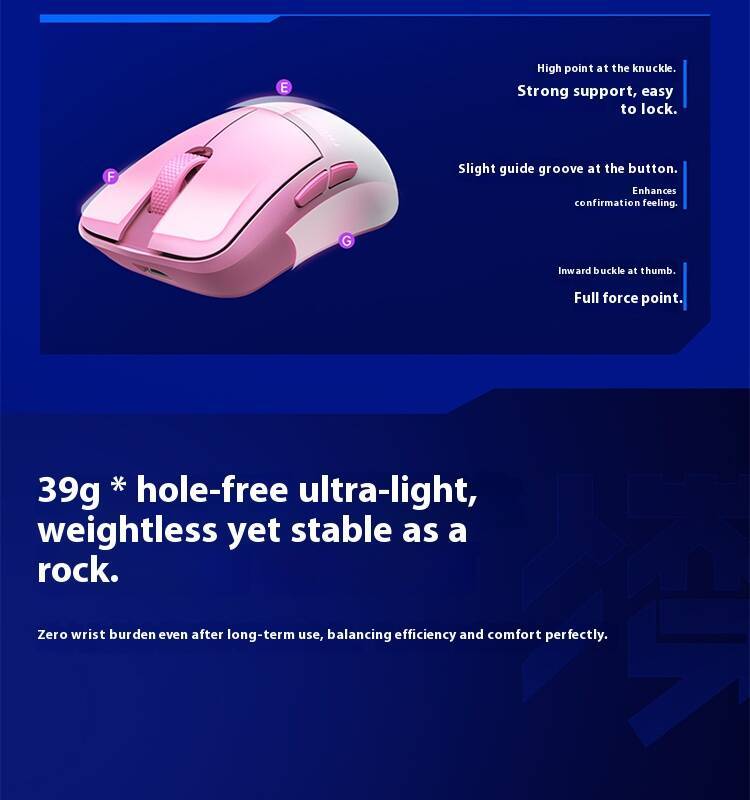 THUNDEROBOT MLX Ling 39g ultra lightweight gaming mouse, e-sports ...