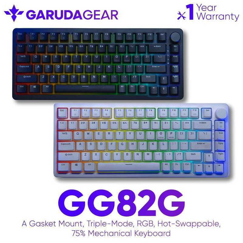 GARUDA GEAR Gg82g GASKET MOUNT Tri-Mode Wireless, Hot Swappable, 75% ...