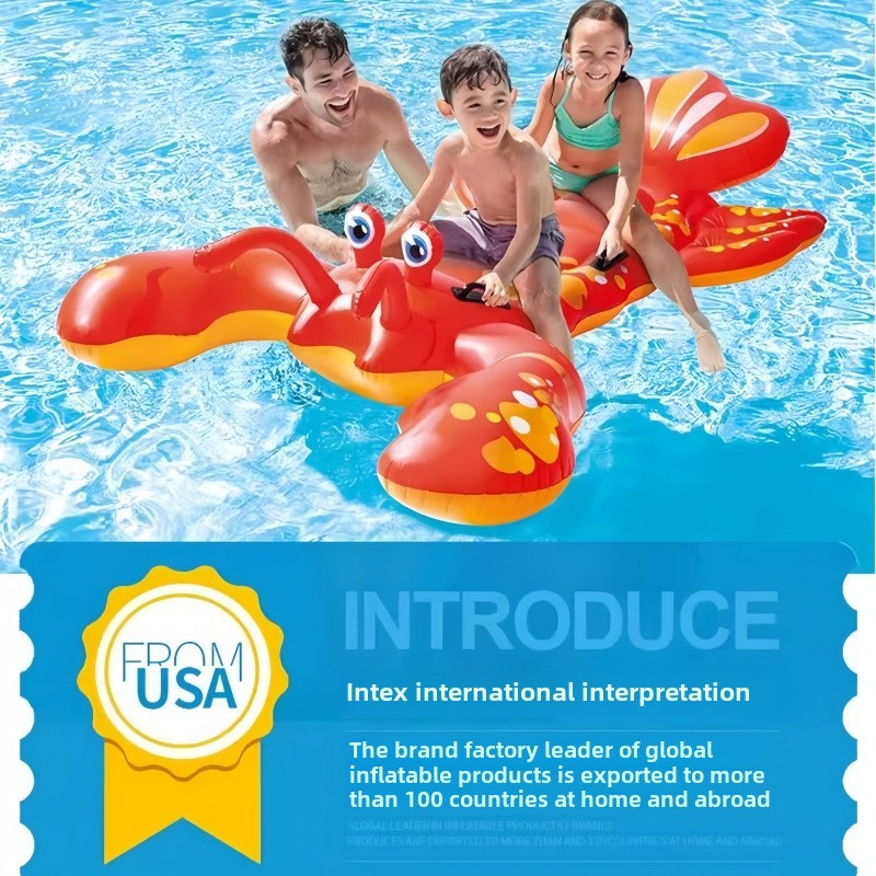 Intex : 57528EP Lobster Ride-On Inflatable Pool Float | Shopee Philippines