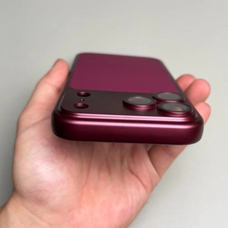 Solid Color Leather Case For IPhone 18 Pro Max 17 15 14 13 12 16 Plus ...