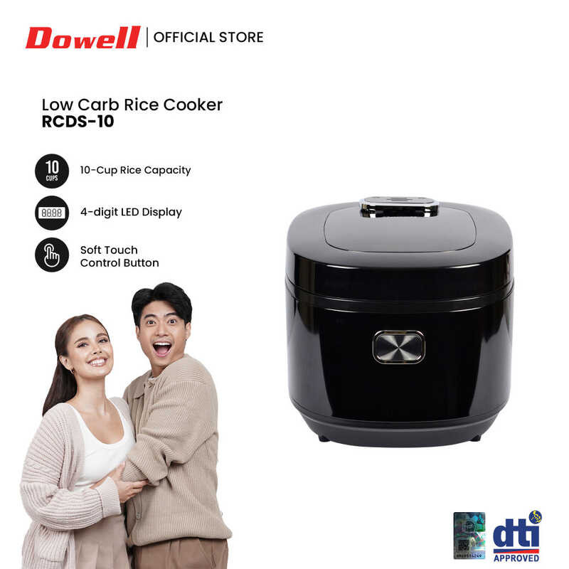 Dowell -Cup Versatile Low Carb Rice Cooker With 7-Digit LED Display And ...