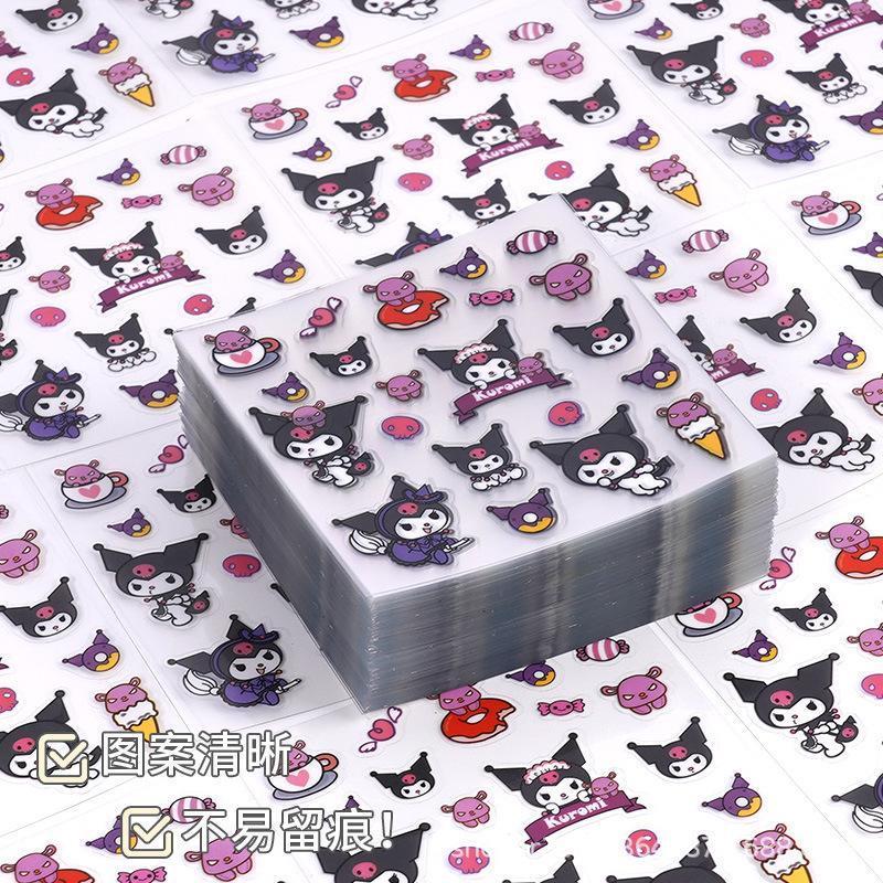PVC Transparent Stickers Creative Cartoon Cute Kid Hand Account Diary ...