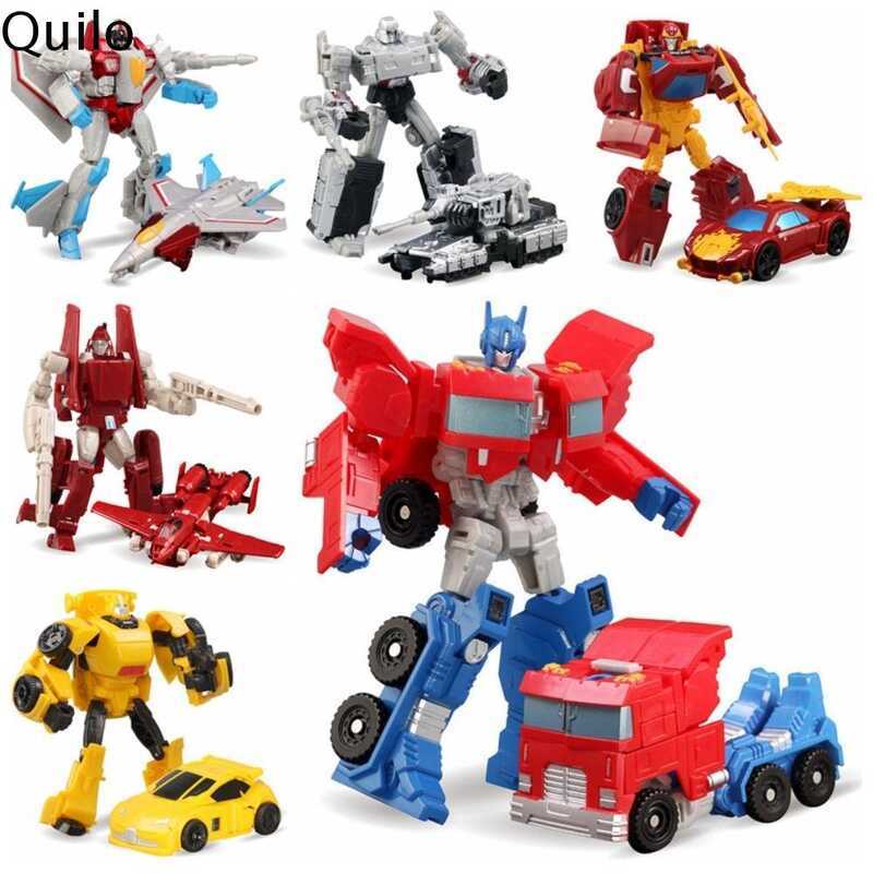 Transformation Cartoon Robot Cars Model Toy Figures Transformer ...