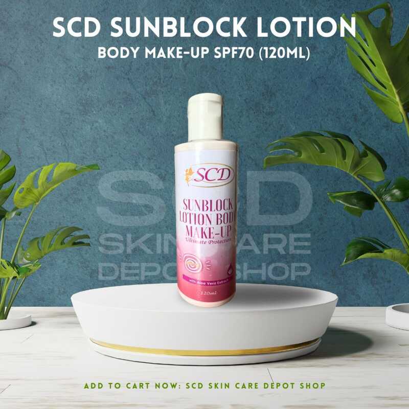 SCD Sunblock Lotion Body Make-Up 120Ml W/ FREEBIES (Spf 70 Ultimate ...