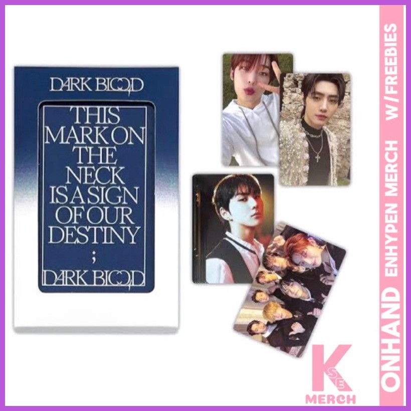Shop enhypen dark blood photocard for Sale on Shopee Philippines