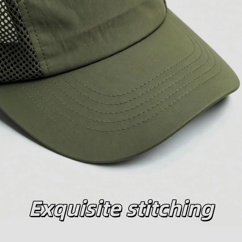 Moodeng Men Adjustable Unisex Quick‑Dry Mesh Baseball Cap Lightweight ...
