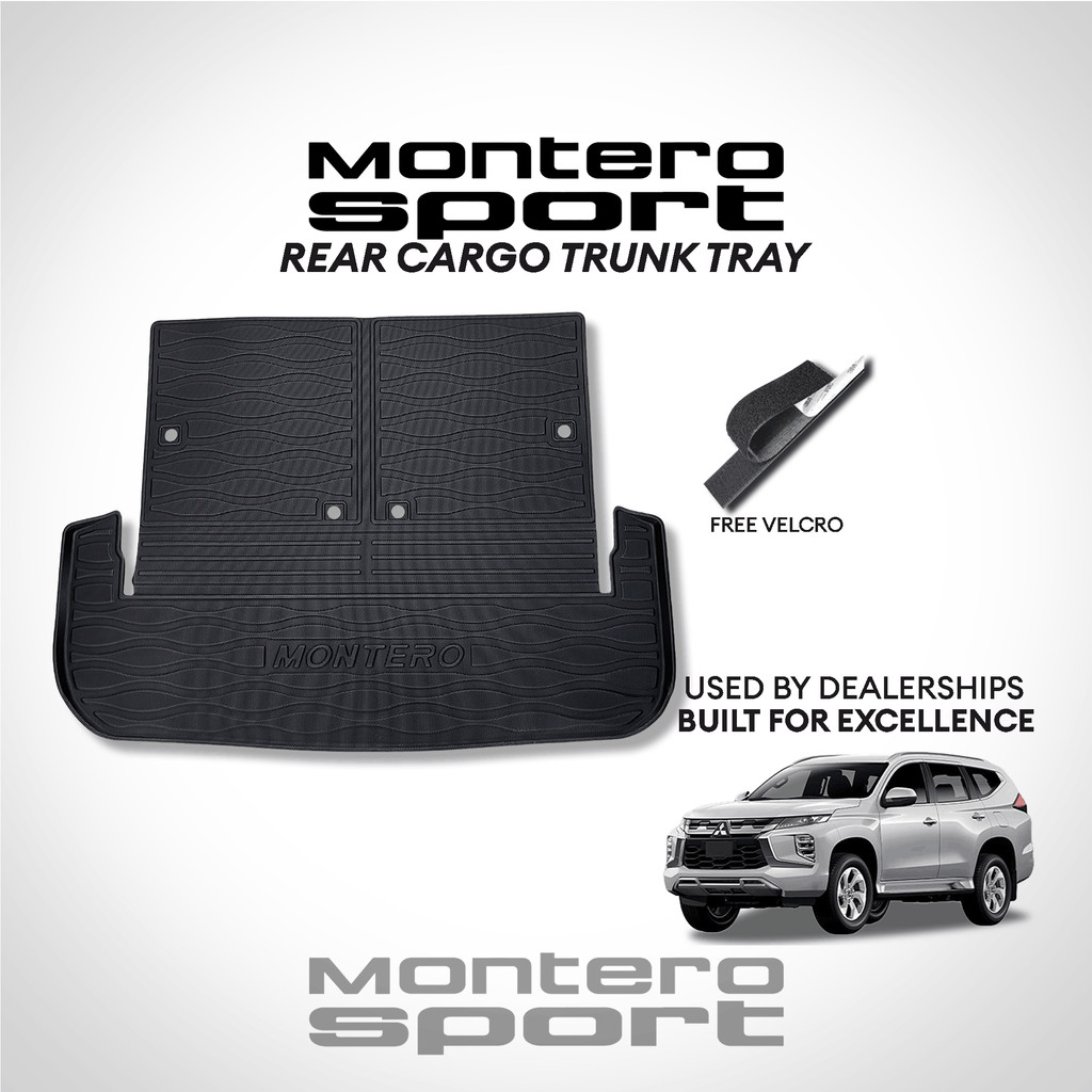 Mitsubishi Montero 2016 to 2026 OEM / PREMIUM Rear Cargo Trunk Tray ...