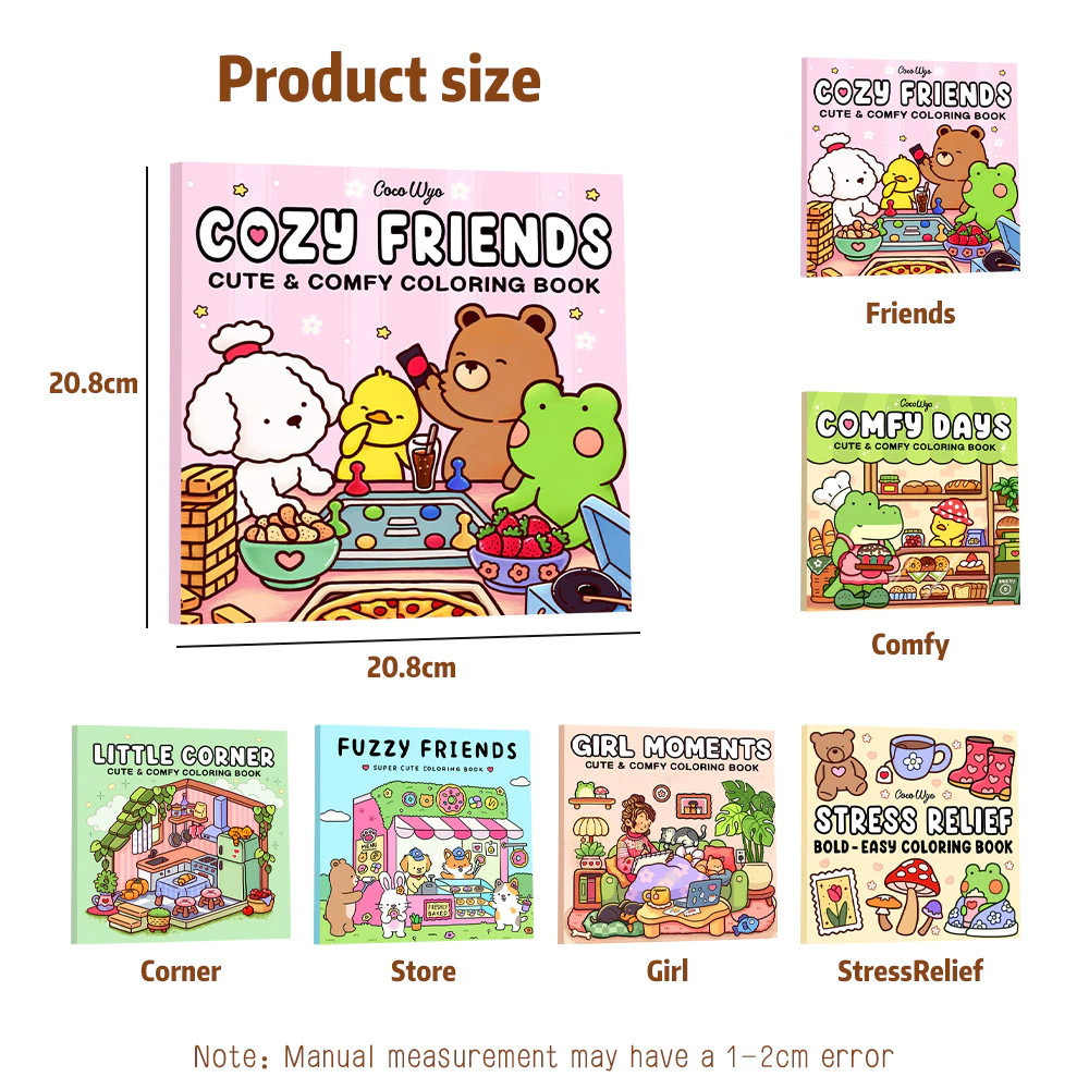 Cute Animal Coloring Book for Kids Early Learning Drawing Activity ...