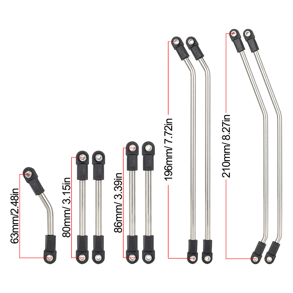 High Clearance Carbon Fiber LCG Chassis Kit with Transmission Shocks ...
