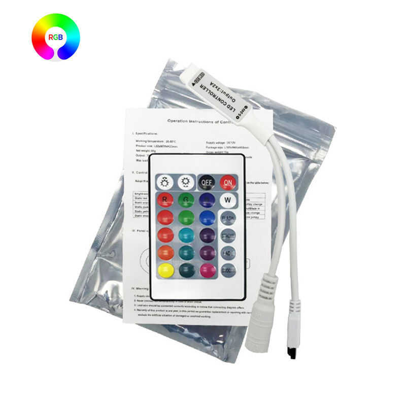 Rgb Controller 12V 4Pin LED Lights Mini Receiver Smart Controler 24Key ...