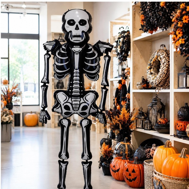 [Prim] 2-1Pcs Large Halloween Skull Balloons - Terrifying Festival ...