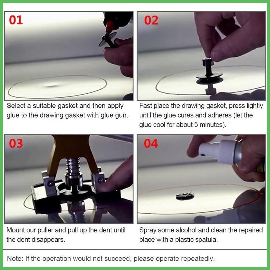 Paintless Dent Removal Car Repair Tool Kit Removing Dents Auto Tools ...