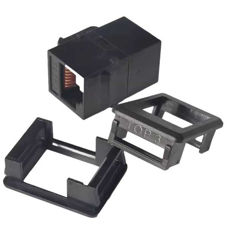 Network RJ45 Straight-through RJ11 Telephone Module Fixed Bracket Panel ...