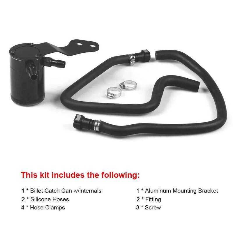 Mishimoto MMBCC-MOP57-15PBEBK | Engine Oil Catch Can Kit - View #7