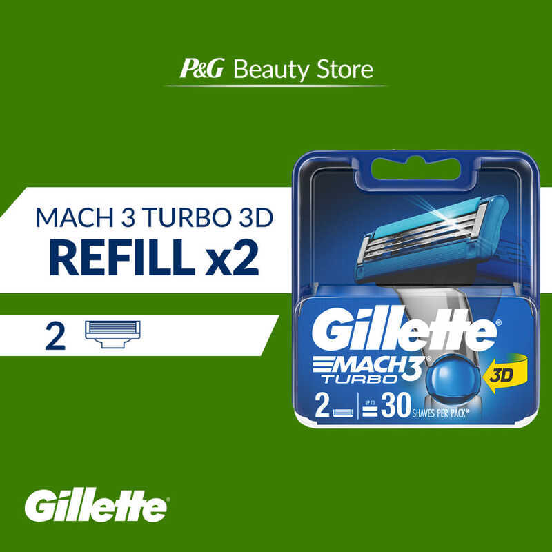 Gillette Mach 3 Mach3 Turbo 2 Razor Blade Refills 286 | Shopee Philippines