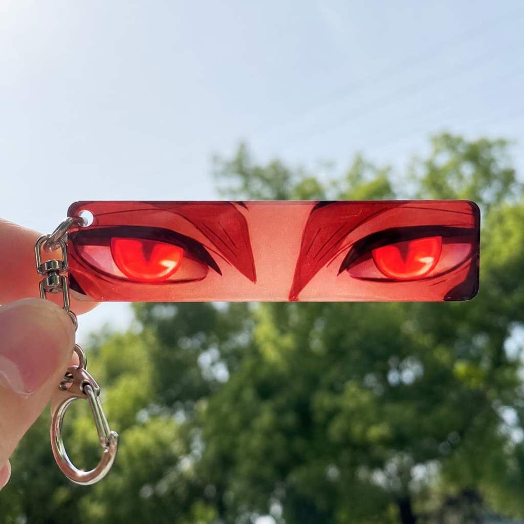 Demon Slayer Acrylic Transparent Eye Card Anime Collectible Zenitsu ...