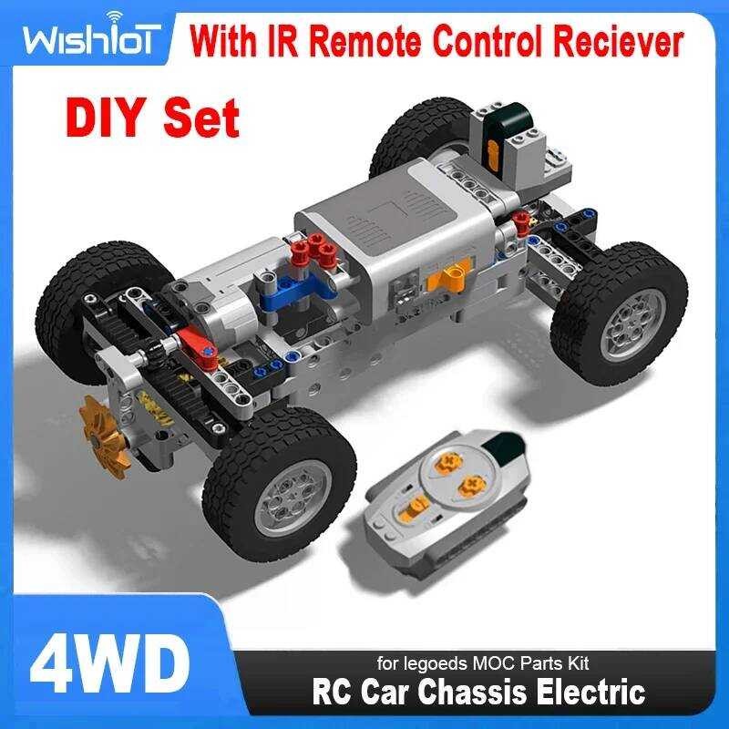 Y 4Wd RC Car Electric Set Four-Wheel Drive Technical Chassis Bricks IR ...
