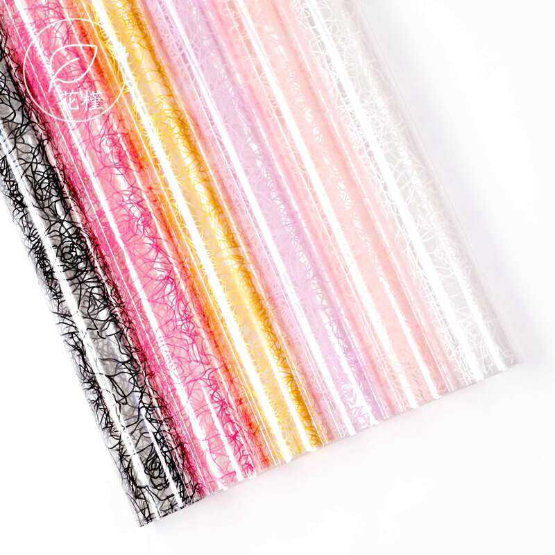 Transparent Waterproof OPP Flower Wrapping Paper with Rose Pattern for ...