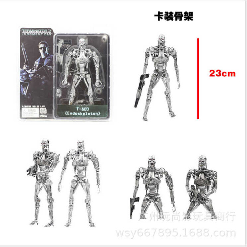 shangying Neca Movie Terminator Series T800 Carded Skeleton 7inch Joint ...