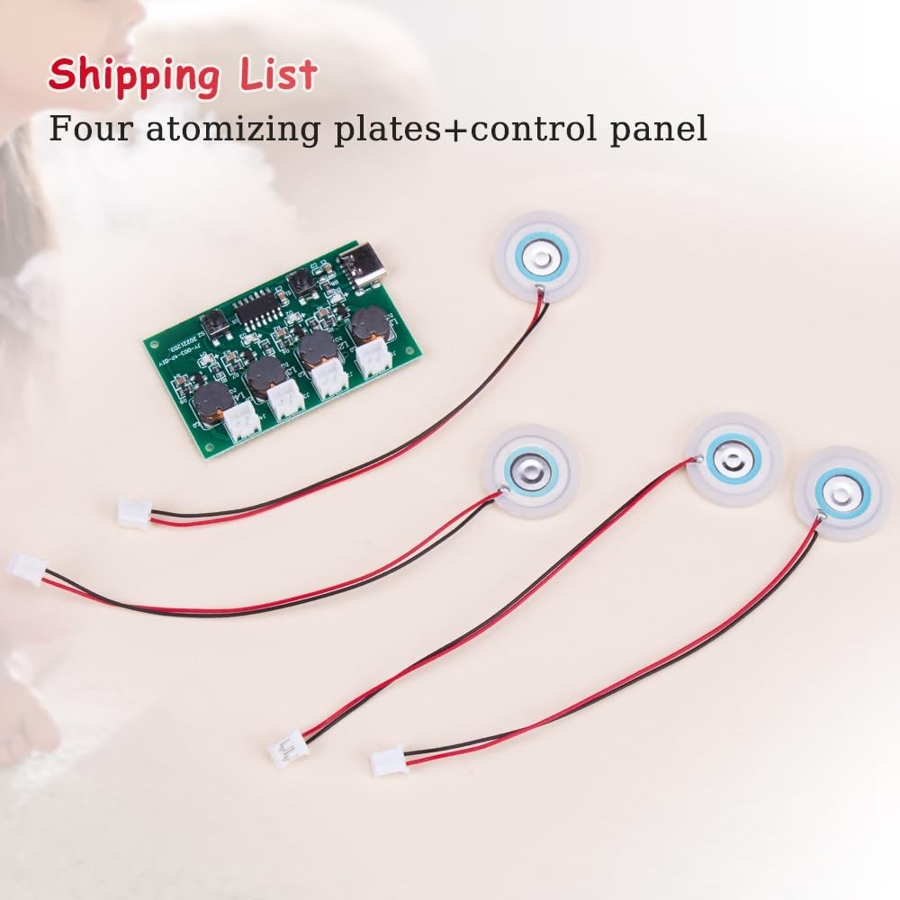 DC 5V Unswitched Four Spray Humidifier Module Atomization Control Board ...